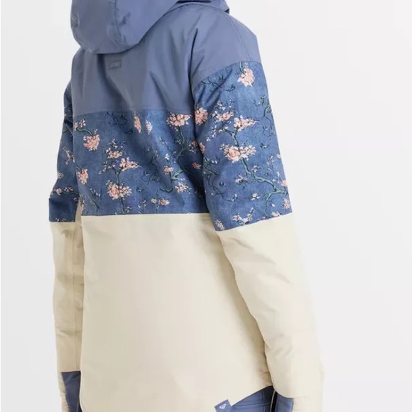 Roxy Chloe Kim Parka Snow Jacket - Women’s Large / Wild wind (BQY7) - Picture 4 of 8